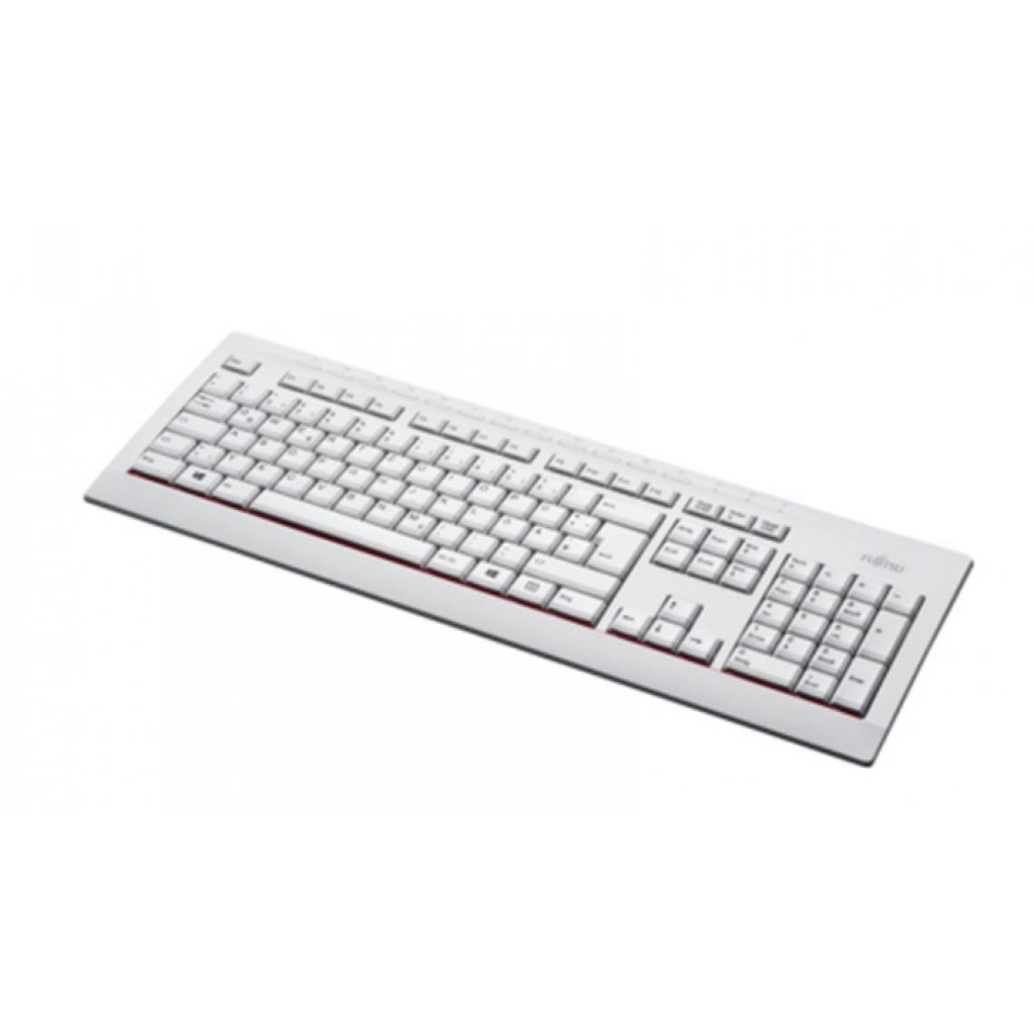 Fujitsu - Keyboard KB521 FARSI Keyboard KB521 Standard Tastatur persian and english FARSI Layout marble grey 1.8m - Clavier