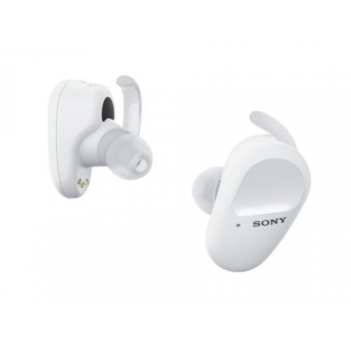 Sony - Ecouteurs sans fil True Wireless Sport Sony WFSP800N à réduction de bruit Blanc - Casque