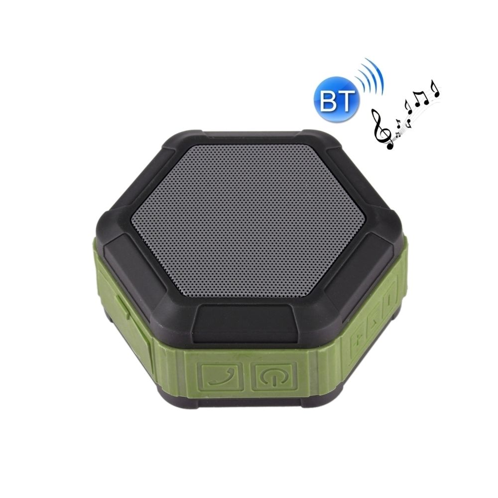 Wewoo - Enceinte Bluetooth étanche Orange Haut-parleur Stéréo Portatif, avec Micro Intégré & Crochet, Appels Mains Libres & Carte TF & FM, Distance Bluetooth: 10m - Enceintes Hifi