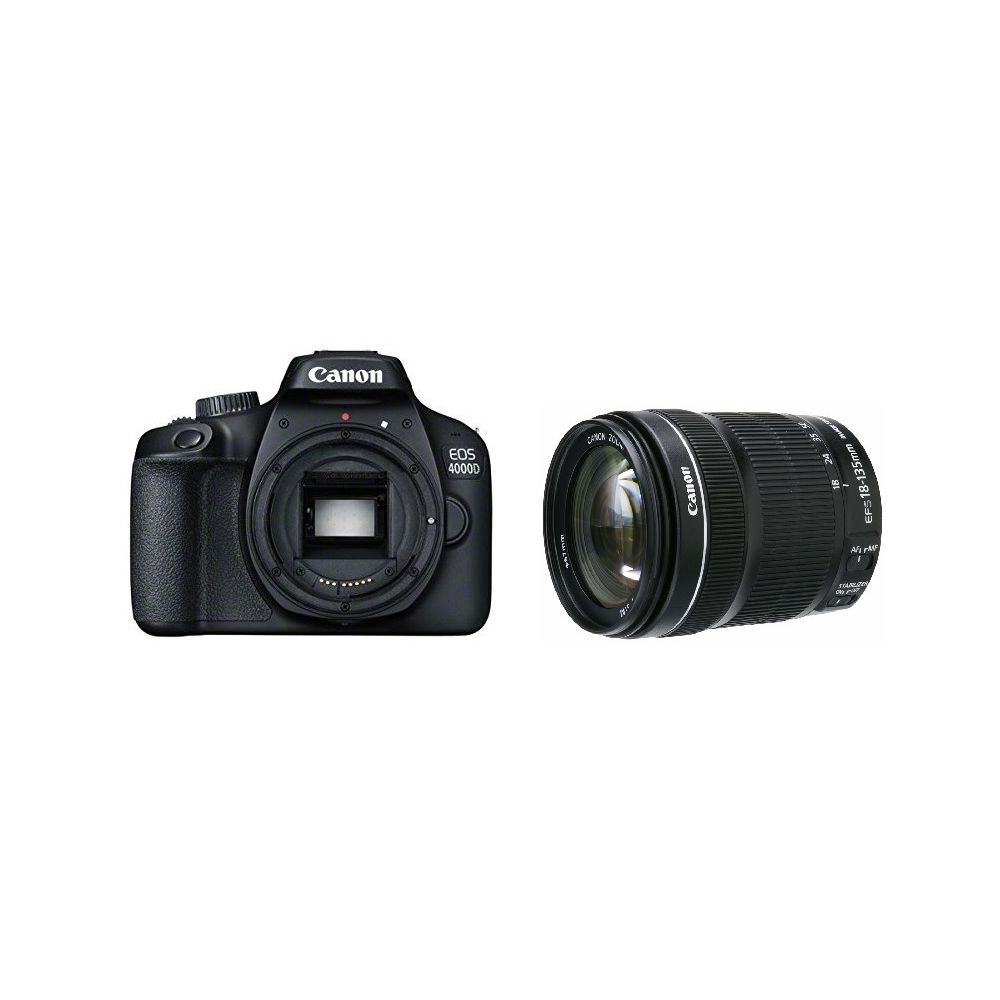 Canon - CANON EOS 4000D + EF-S 18-135mm F3.5-5.6 IS - Reflex Grand Public