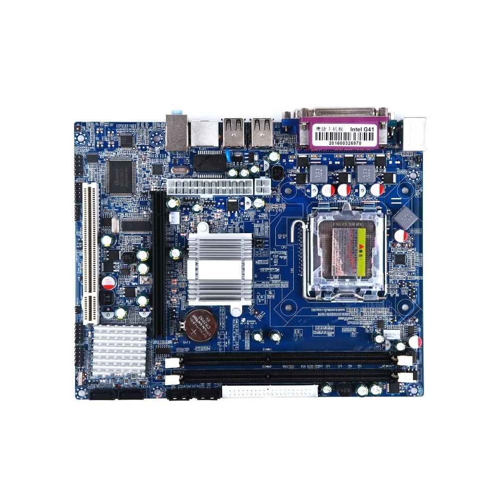 Wewoo - Intel G41-775 DDR3 Ordinateur de bureau Carte mère Son Réseau Dsplay Entièrement intégré Dual Core Quad Core - Carte mère Intel
