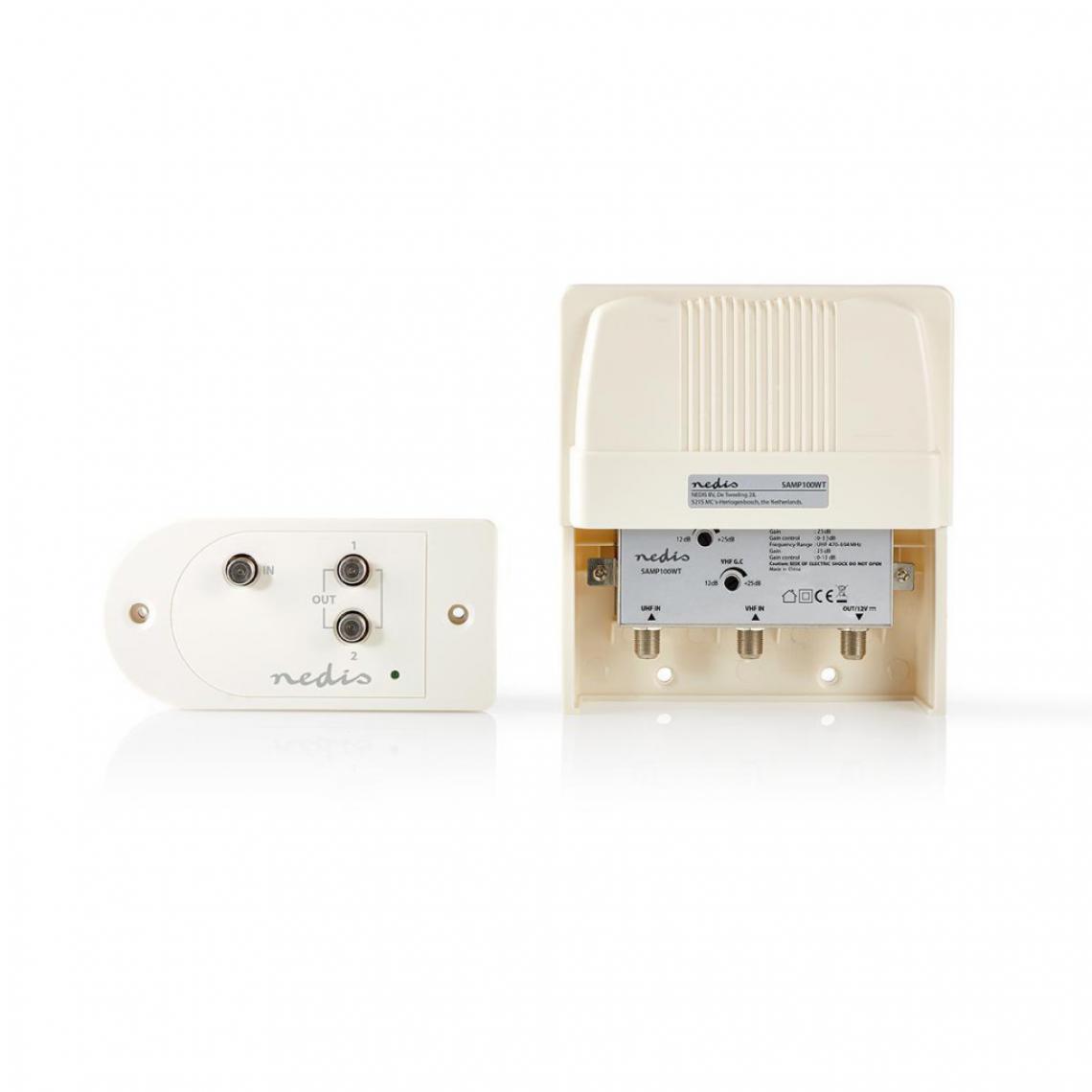 Alpexe - Kit d'Amplificateur sur Mât | VHF | UHF | Gain Max. 25 dB - Ampli