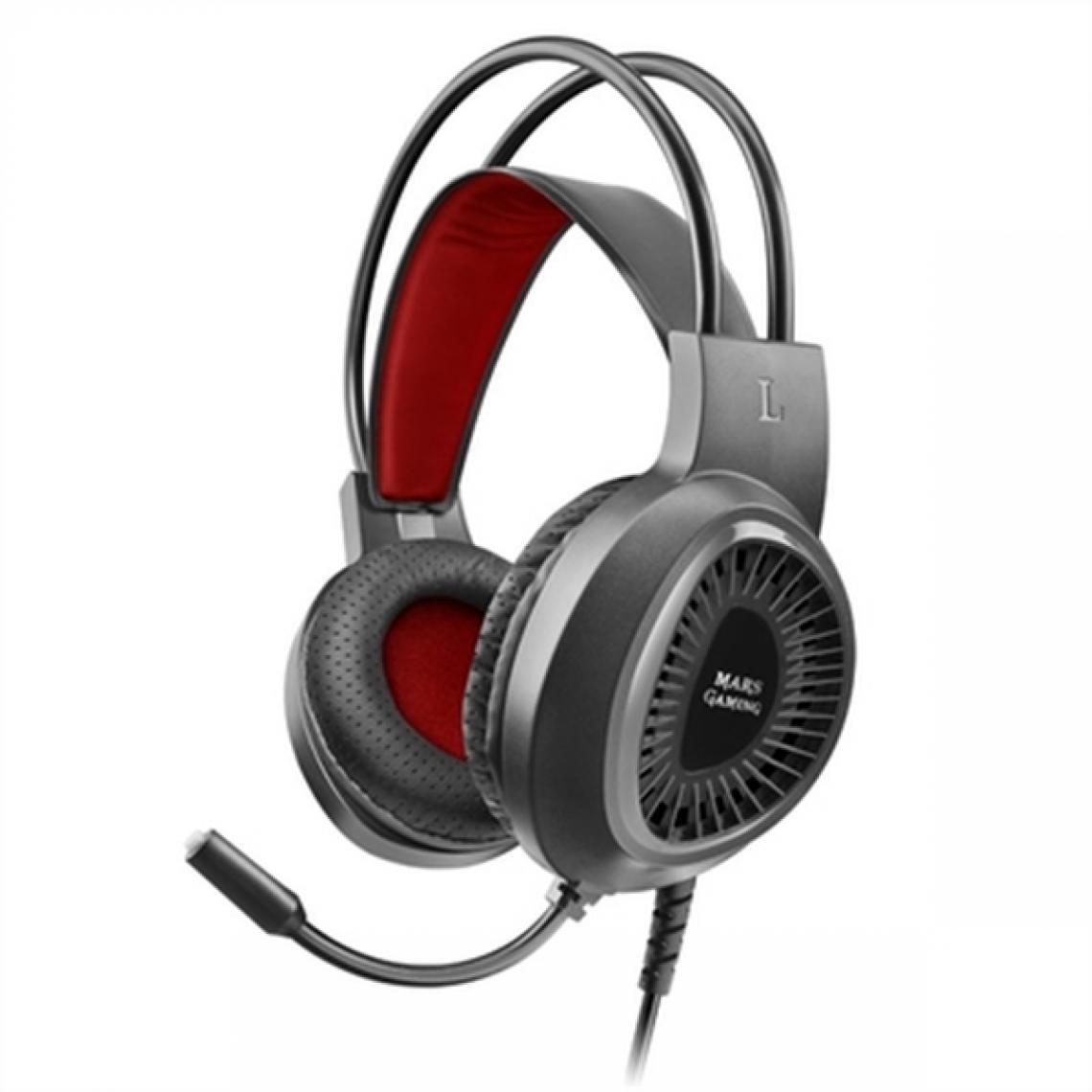 Mars Gaming - Casque avec Microphone Gaming Mars Gaming MH120 PC PS4 PS5 XBOX - Micro-Casque