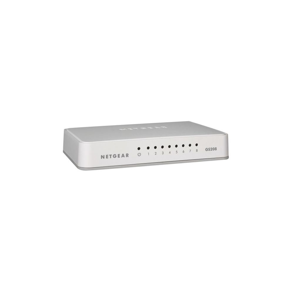 Netgear - ABI DIFFUSION Netgear GS208 switch 8 ports 10/100/1000 plastique - Switch