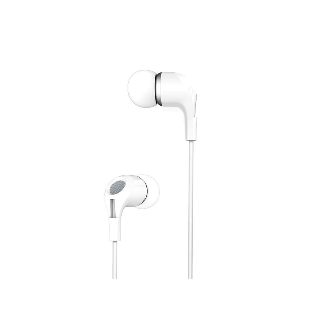 Xo - XO Écouteurs filaires EP4 jack 3,5mm Blanc - Ecouteurs intra-auriculaires