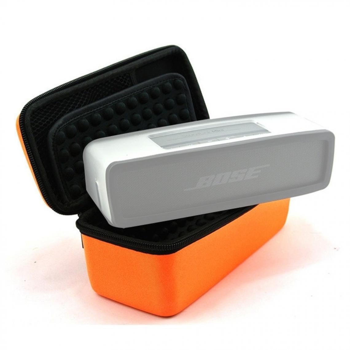 Wewoo - Sac de rangement de boîte de protection de haut-parleur en nylon de gel de silice portable pour BOSE SoundLink Mini Orange - Enceintes Hifi