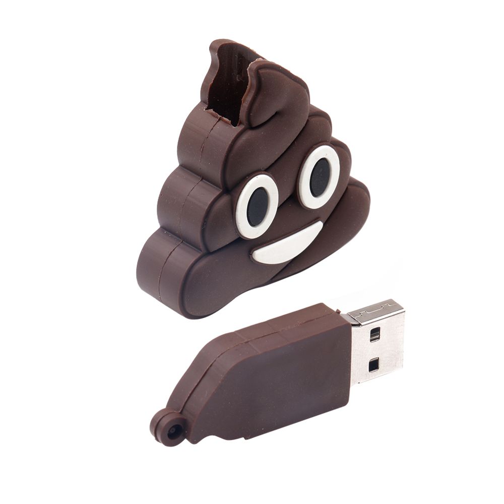 marque generique - usb lecteur flash memory stick pouce pendrive brun mignon design créatif 16gb - Clés USB