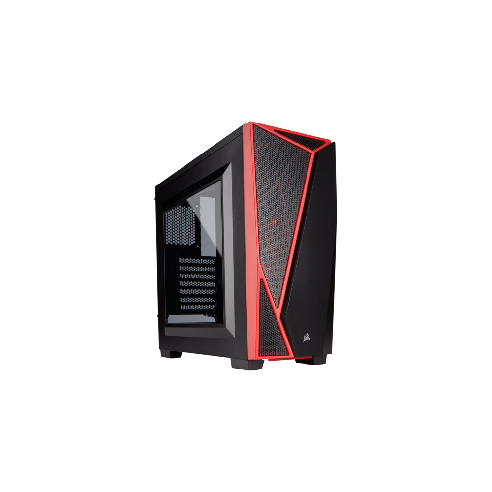 Corsair - Carbide SPEC-04 Noir/Rouge - Avec fenêtre - Boitier PC