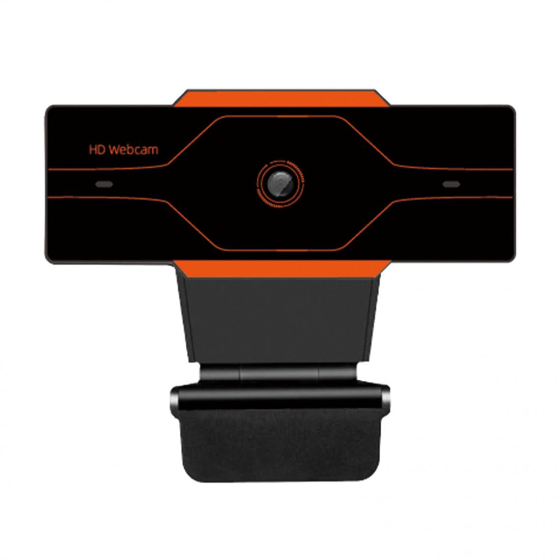 marque generique - Webcam HD Caméra Web Cam Microphone Pour PC Portable 1080P Argent - Webcam