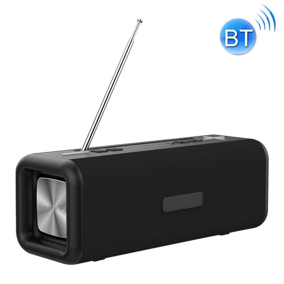 Wewoo - Enceinte Bluetooth T9 Sans fil 4.2 Haut-parleur 10W Boîte de son portable Radio numérique FM Stéréo 3D SurroundPrise en charge Mains-libres et TF & AUX Noir - Enceintes Hifi