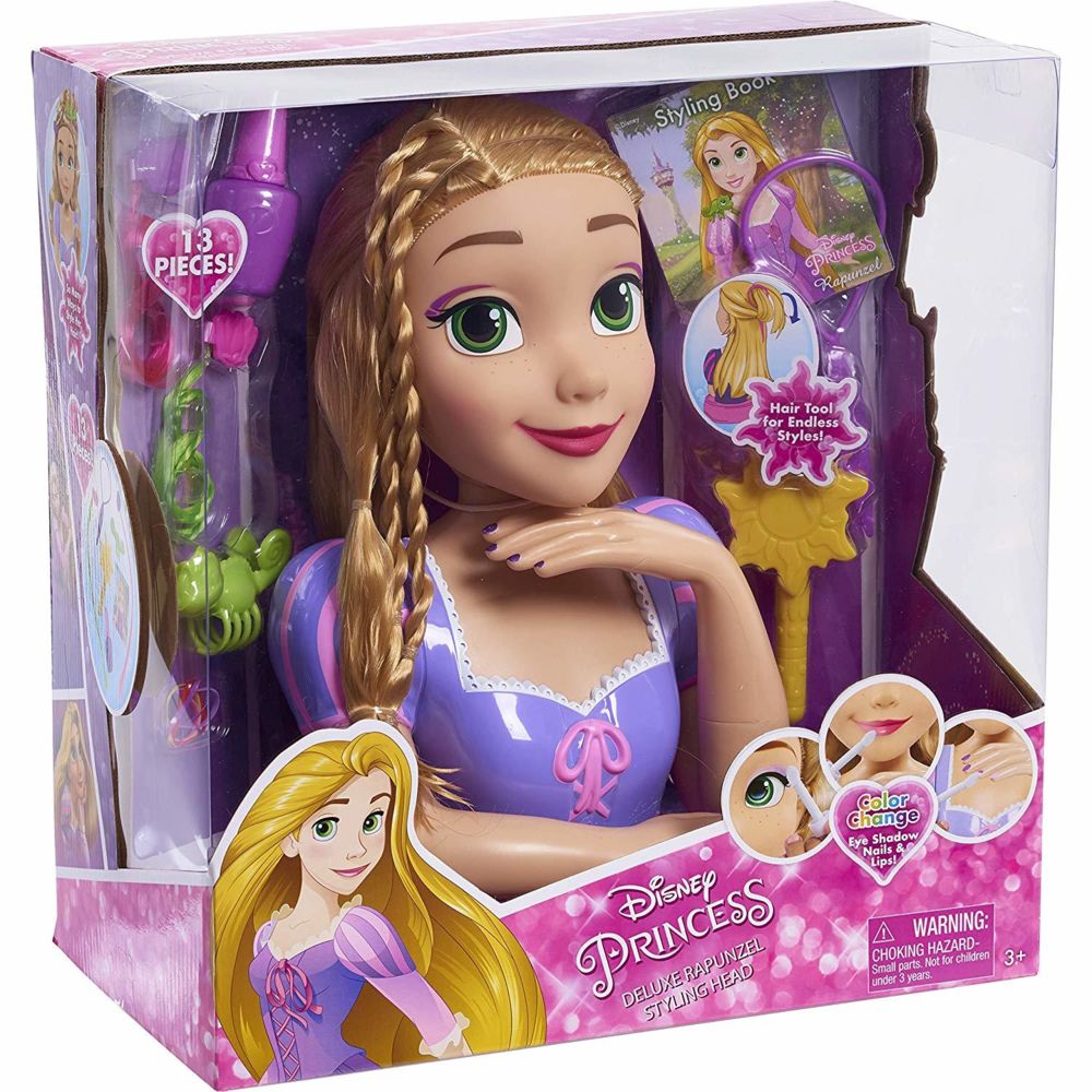 Disney Princesses - Tête à coiffer raiponce - Maquillage et coiffure