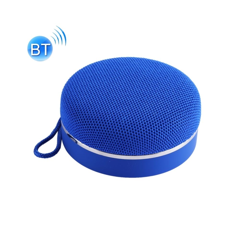 Wewoo - Enceinte Bluetooth bleu Haut-parleur portable avec lanière, microphone intégré, carte de TF de soutien / sortie USB / FM / appel mains-libres - Enceintes Hifi