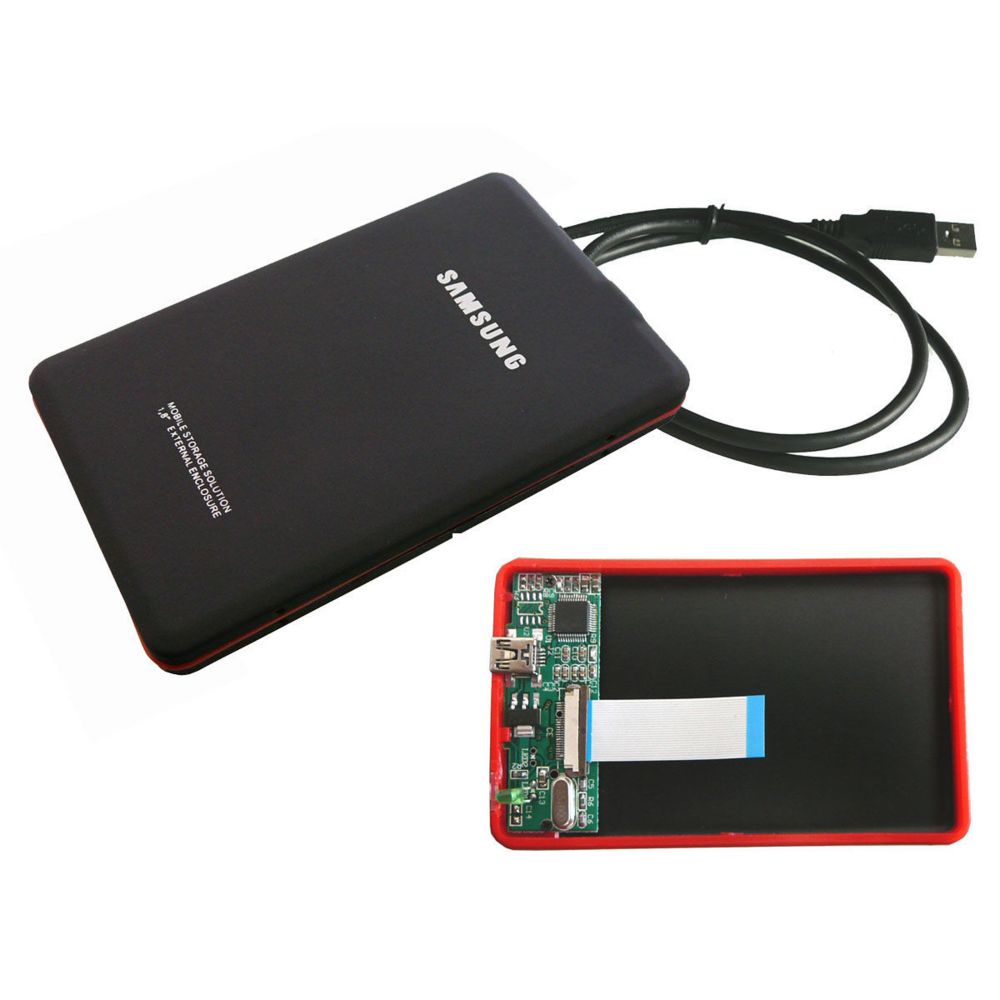 Kalea-Informatique - Boitier Aluminium Noir Mat Pour Disque Dur LIF 24 1.8 Liaison USB 2.0 - Avec Accessoires Liaison USB 2.0 - Avec Accessoires - Accessoires SSD