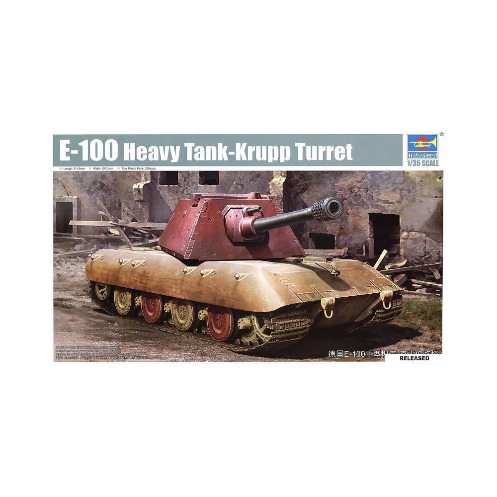 Trumpeter - Maquette Char E-100 Heavy Tank - Krupp Turret - Chars