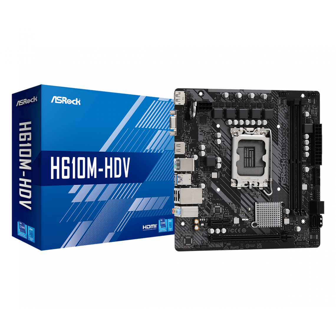 Asrock - H610M-HDV - Carte mère Intel