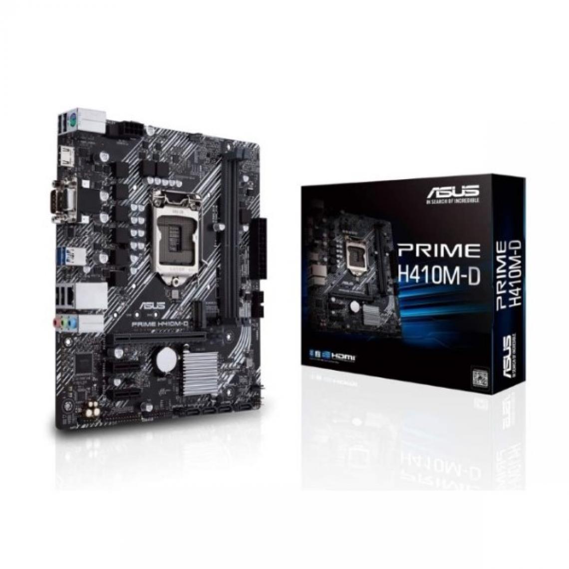 Asus - Carte Mère Asus H410M-D mATX LGA1200 - Carte mère Intel