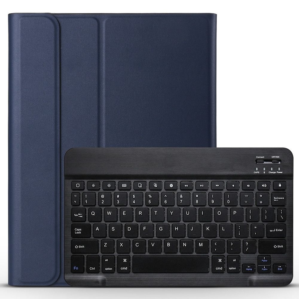 Wewoo - Étui cuir A11 Bluetooth 3.0 ultra-fin pour clavier ABS ultra-mince iPad Pro 11 pouces 2018 €avec support bleu foncé - Clavier