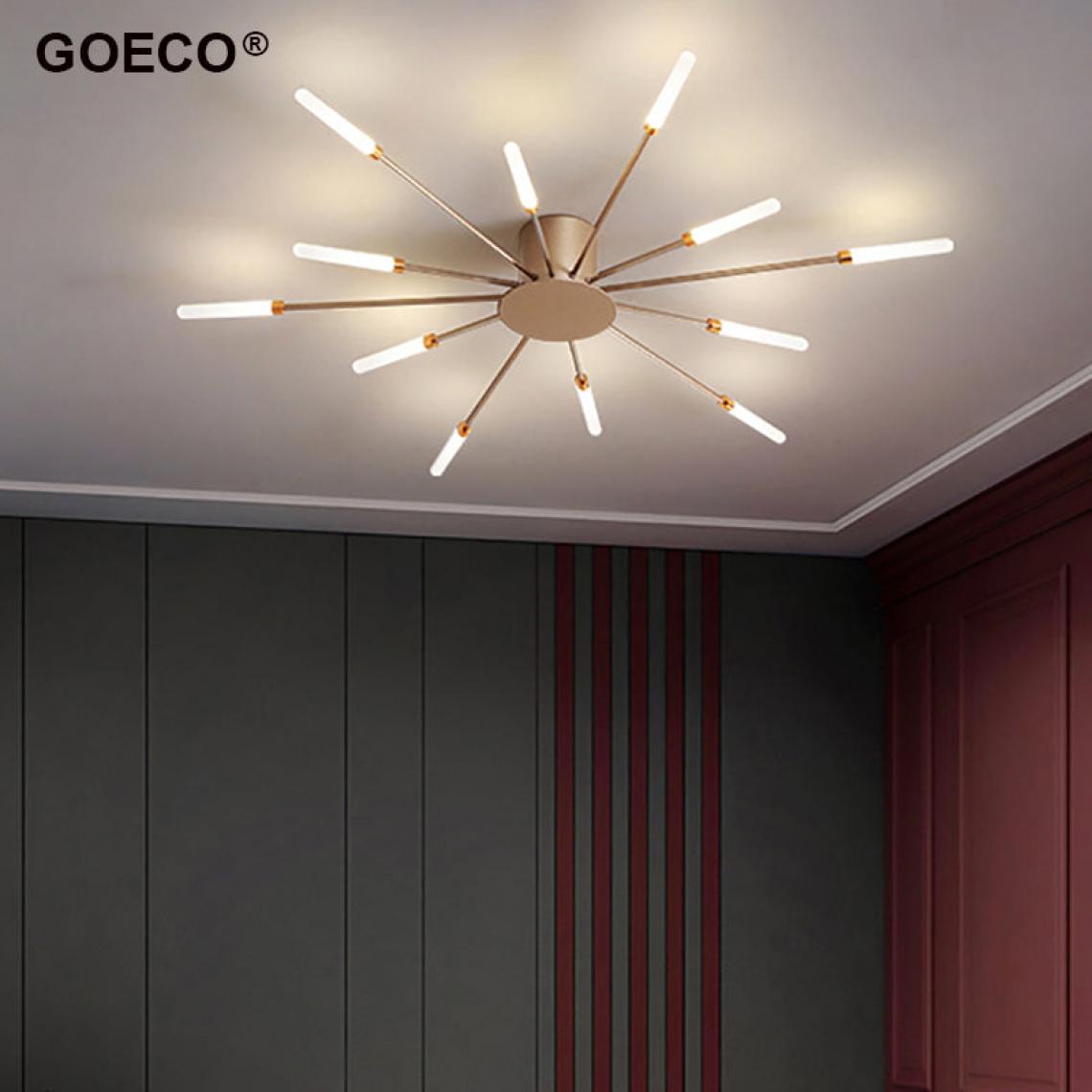 Goeco - Lustre de plafond moderne feu d'artifice Led plafonnier pour la maison salon chambre salle à manger cuisine éclairage intérieur - Plafonniers