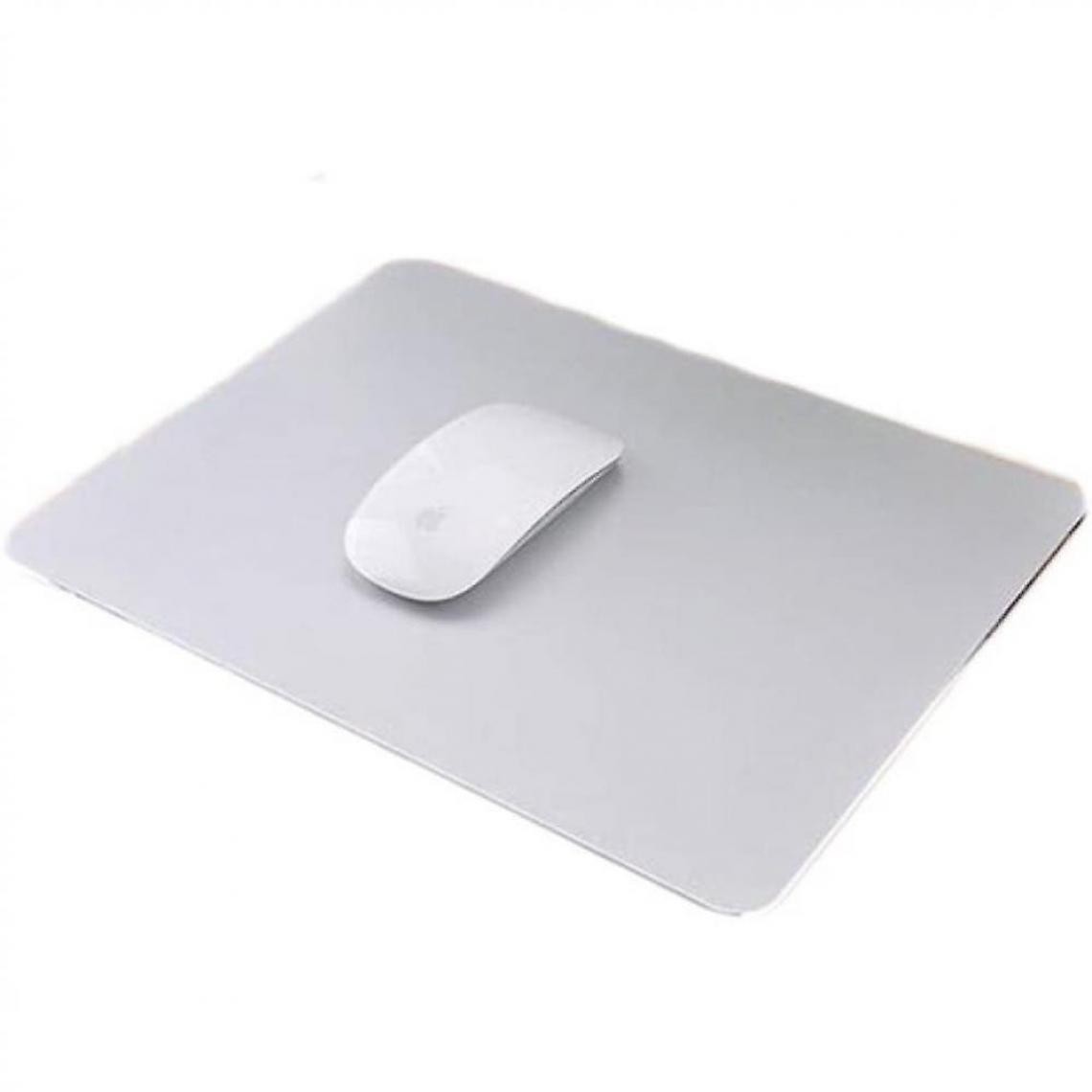 Universal - Tapis de souris pour jeux Tapis de souris en aluminium Tapis de souris pour ordinateur portable (240x200mm) (argent) - Tapis de souris