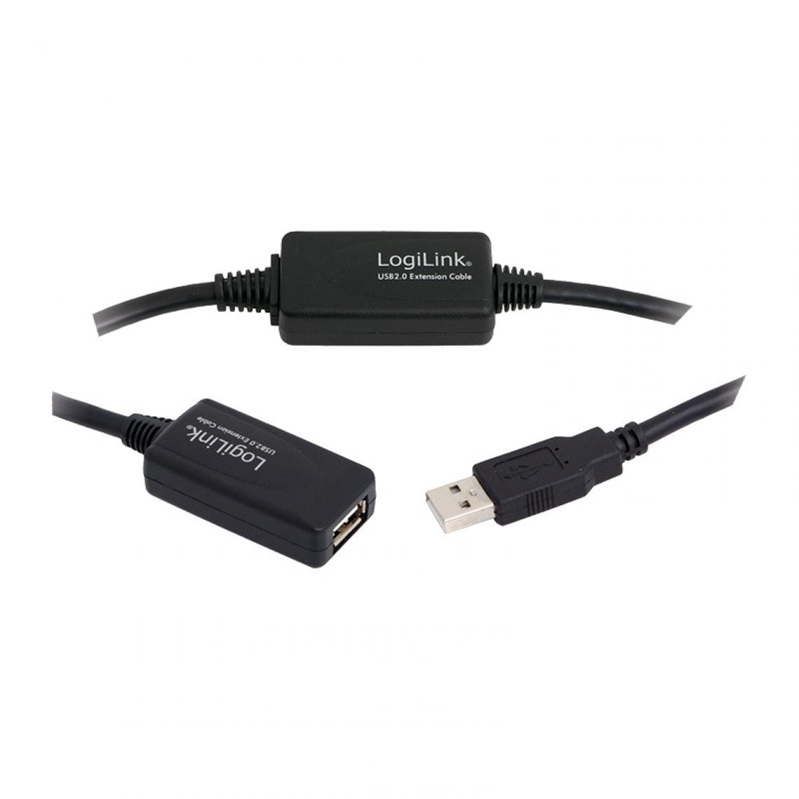 Logilink - LogiLink Rallonge USB 2.0, 15 m () - Hub