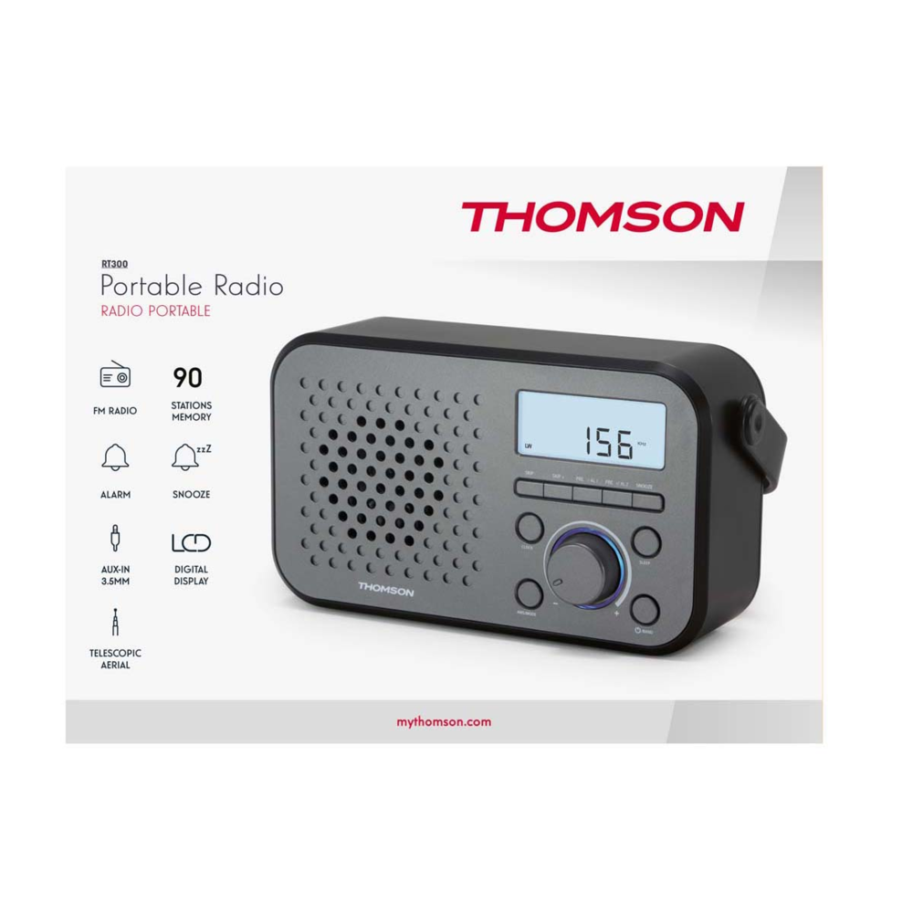 Thomson - Thomson - Radio portable RT300 FM / MW / LW - - Radio