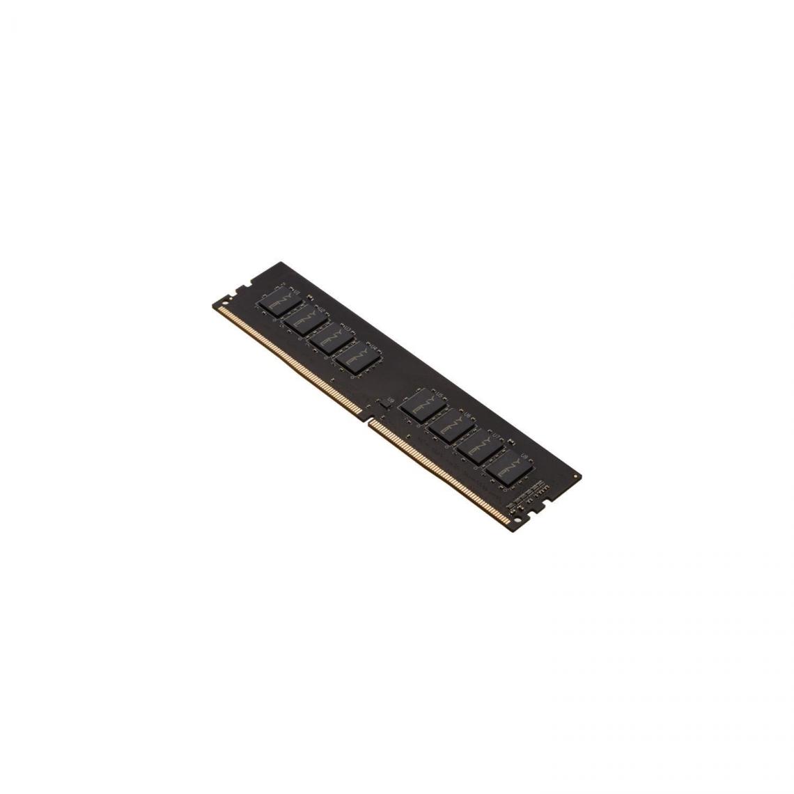 PNY - Mémoire RAM - PNY - DIMM DDR4 2666MHz 1x4GB - (MD4GSD42666) - RAM PC Fixe