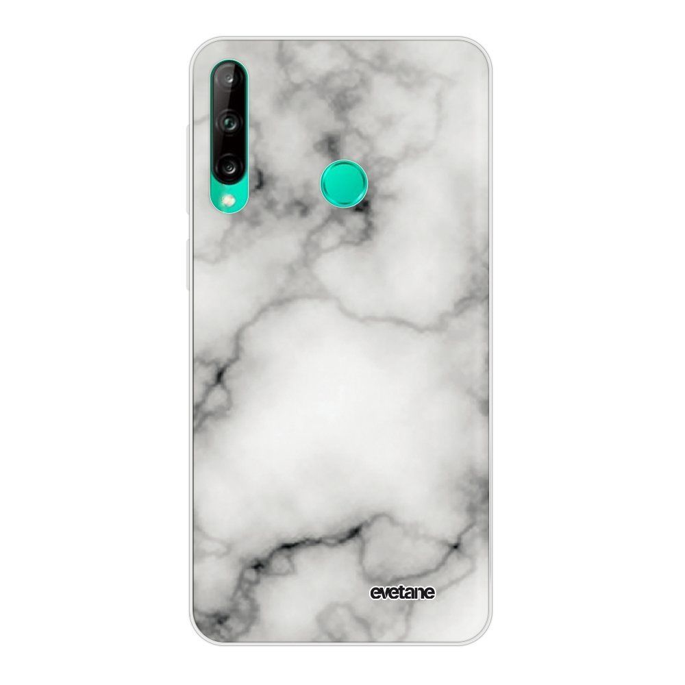 Evetane - Coque Huawei P40 Lite E souple transparente Marbre blanc Motif Ecriture Tendance Evetane - Coque, étui smartphone