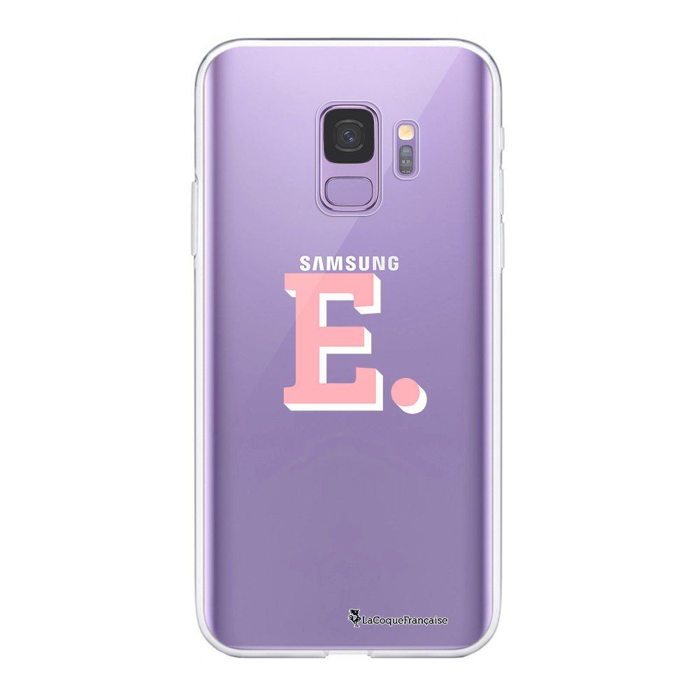 La Coque Francaise - Coque Samsung Galaxy S9 360 intégrale transparente Initiale E Ecriture Tendance Design La Coque Francaise. - Coque, étui smartphone