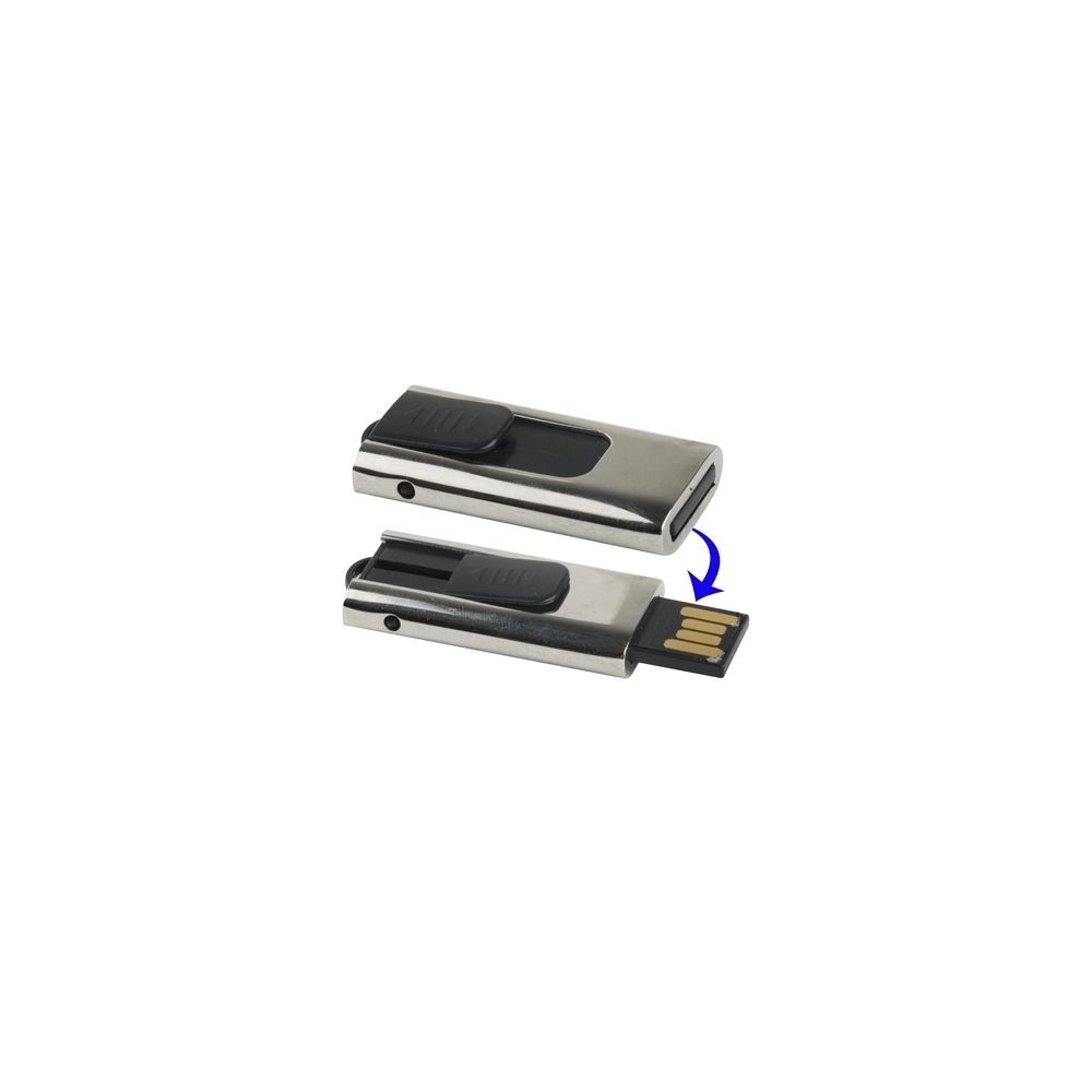 Wewoo - Clé USB argent Disque flash USB 2.0 push-pull de 4 Go - Clés USB