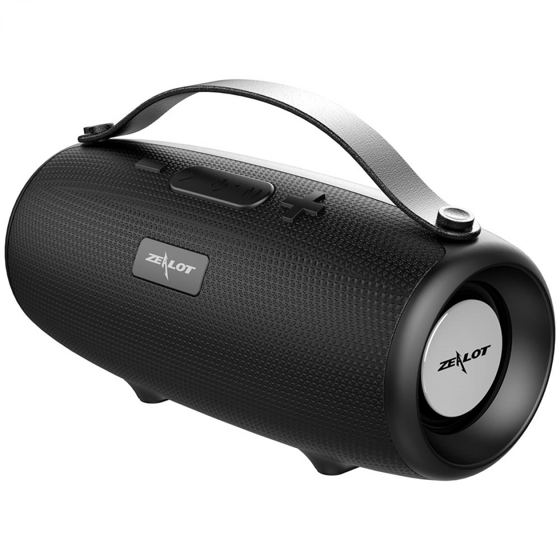 Universal - Haut-parleur HiFi portable noir, haut-parleur Bluetooth, haut-parleur subwoofer, support microphone, carte TF, AUX, clé USB(Le noir) - Enceinte PC