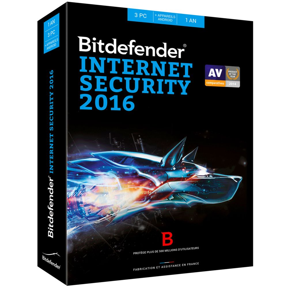 Bitdefender - Bitdefender Internet Security 2016 - Suite de Sécurité