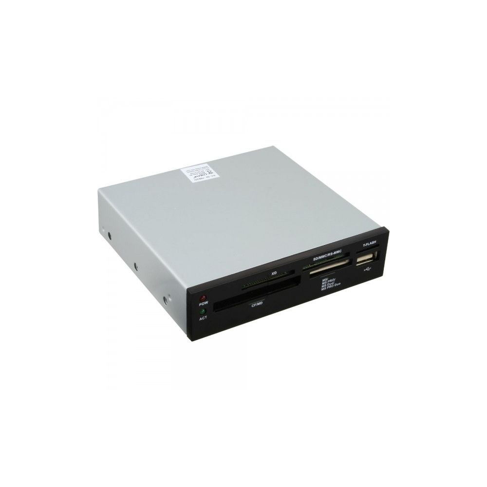 Alpexe - Lecteur de carte InLine® USB 2.0 interne tout en 1 pour lecteur de disquettes 3,5 "" - Lecteur carte mémoire
