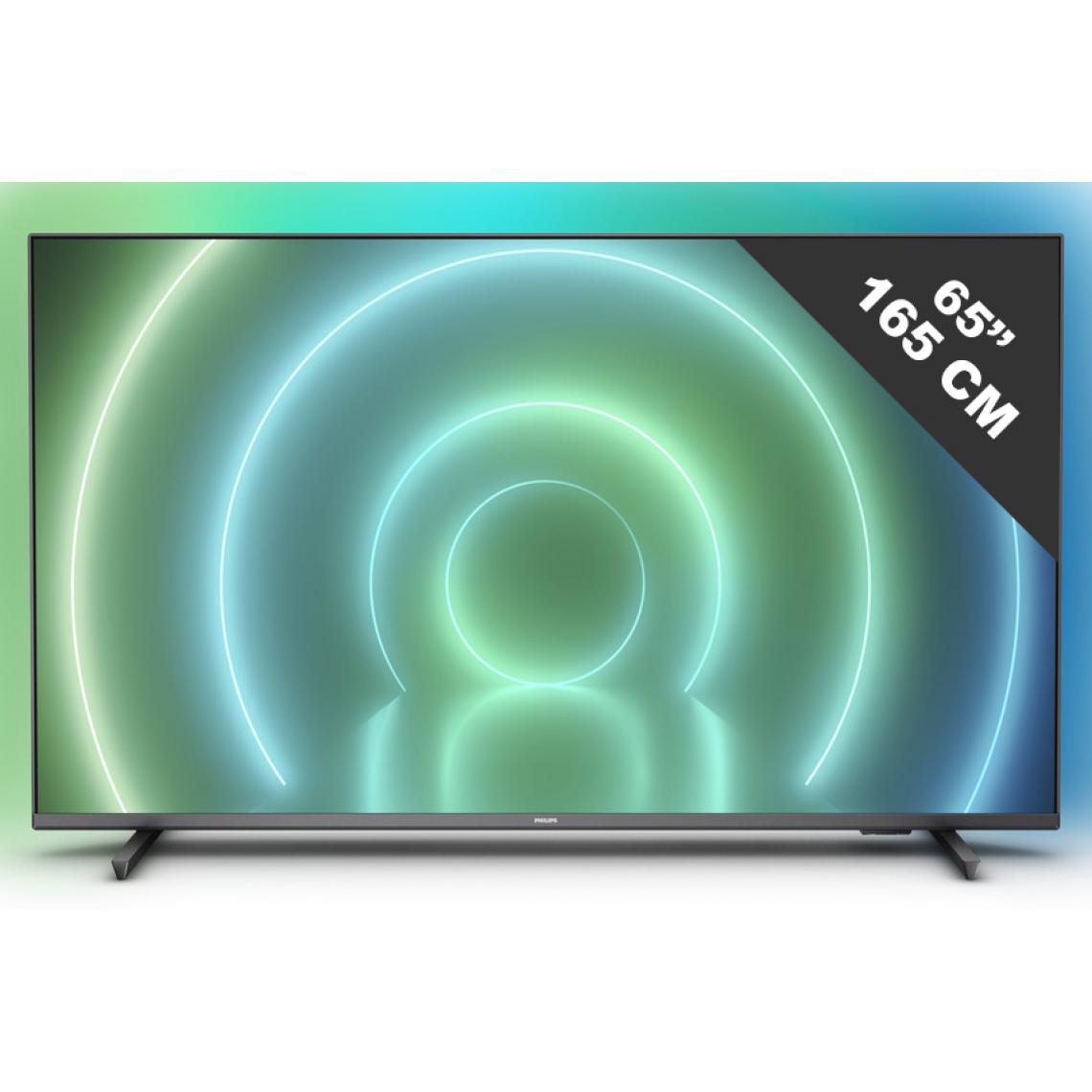 Philips - PHILIPS 65PUS7906 TV LED UHD 4K - 65 (164cm) - Ambilight 3 côtés - Android TV - Dolby Vision - Dolby Atmos - 4xHDMI - TV 56'' à 65''