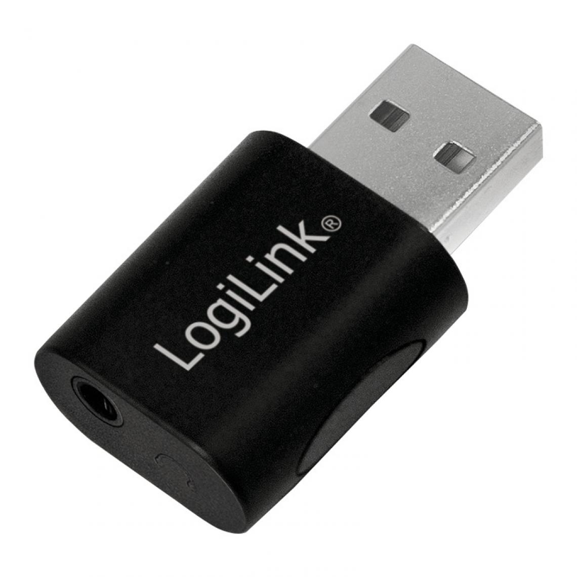 Logilink - LogiLink Adaptateur audio USB 2.0 avec femelle TRRS 3,5 mm () - Hub