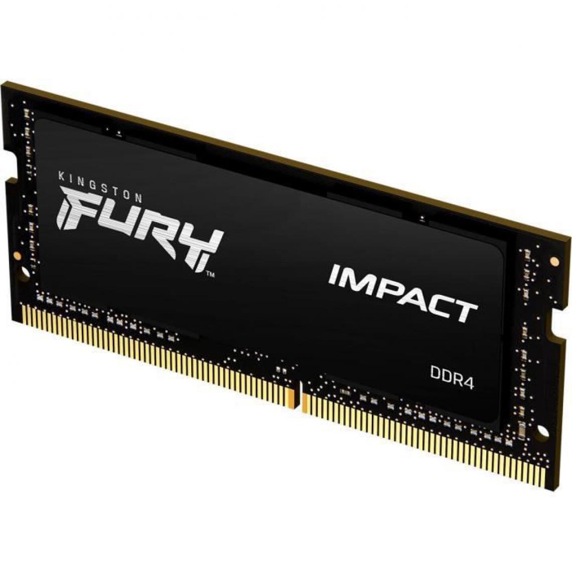 Kingston - Mémoire Kingston FURY Impact 16 Go DDR4 3200 MHz CL20 - RAM PC Fixe
