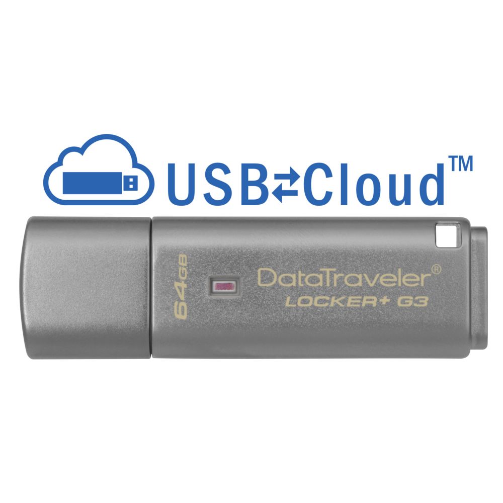 Kingston - DTLPG3 encrypté 64 Go - Clés USB