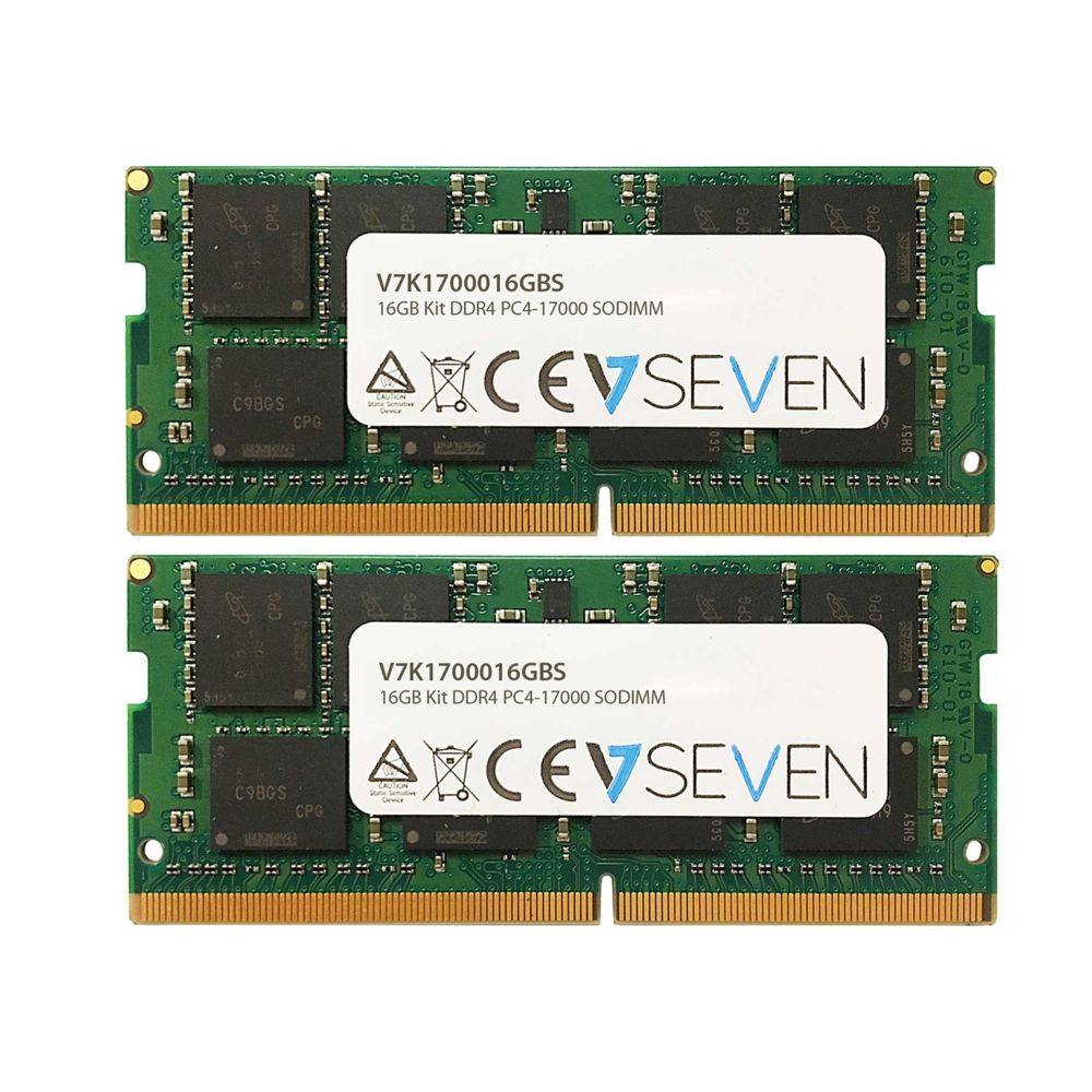 V7 - V7 DDR4 16GB 2133MHz cl15 sodimm pc4-17000 1.2v kit (V7K1700016GBS) - RAM PC Fixe