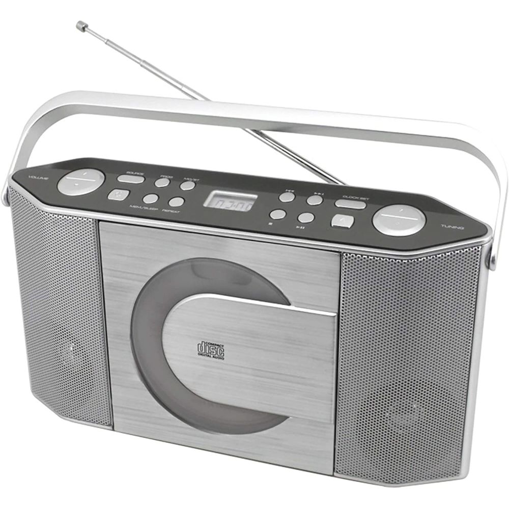 Soundmaster - Radio portable avec Lecteur CD FM USB gris - Radio