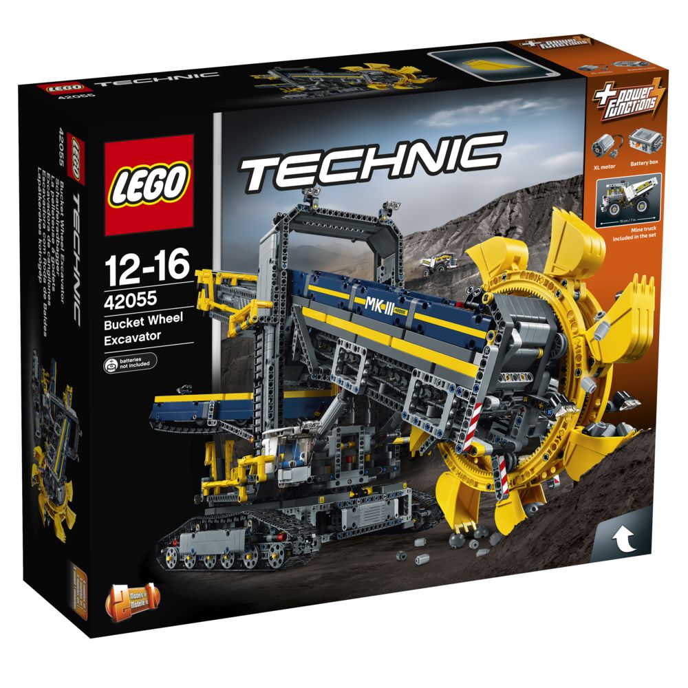 Lego - LEGO® Technic - La pelleteuse à godets - 42055 - Briques Lego