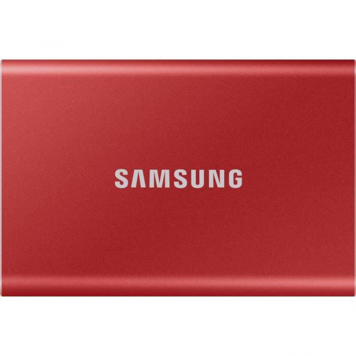 Samsung - SAMSUNG SSD externe T7 USB type C coloris rouge 2 To - Disque Dur interne
