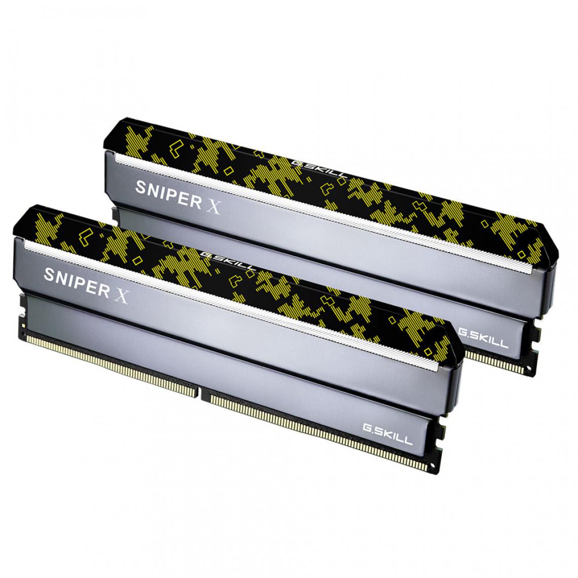 Gskill - Sniper X Series 32 Go (2x 16 Go) DDR4 3000 MHz CL16 - RAM PC Fixe