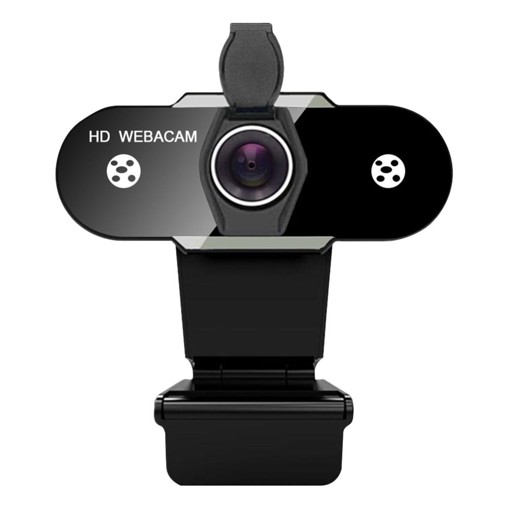 marque generique - Caméra Web Cam USB HD Webcam Pour Ordinateur De Bureau PC Portable 1080P Avec Couvercle - Webcam
