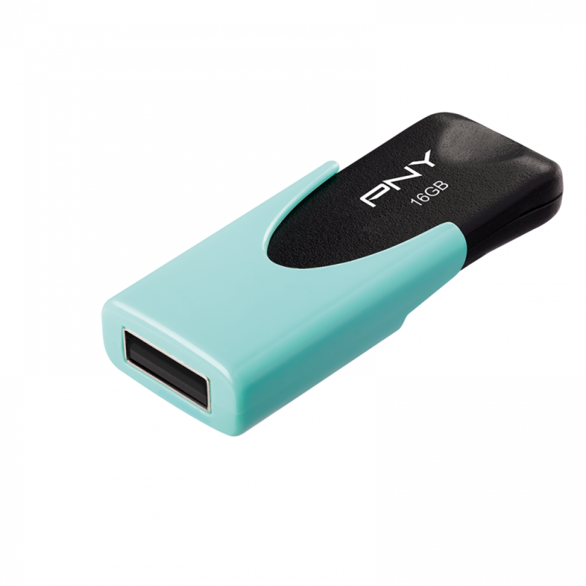 PNY - Attache 4 Pastel Aqua 16Go USB 2.0 Attache 4 Pastel Aqua 16Go USB 2.0 Stick - Clés USB