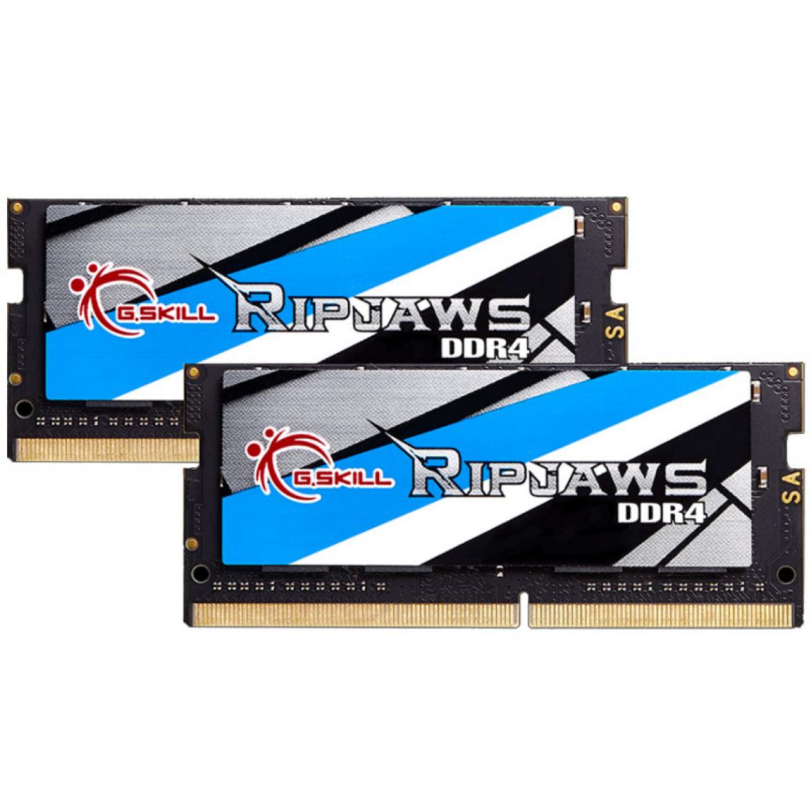 Gskill - RipJaws Series SO-DIMM 32 Go (4 x 8 Go) DDR4 2666 MHz CL19 - RAM PC Fixe