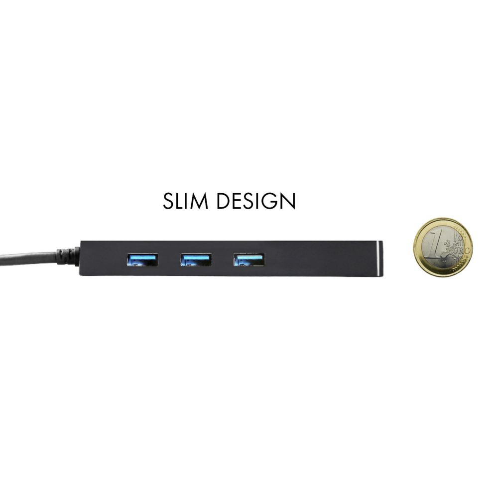 I-Tec - I-TEC USB-C Slim Passive Hub 3 Ports + Ethernet - Hub