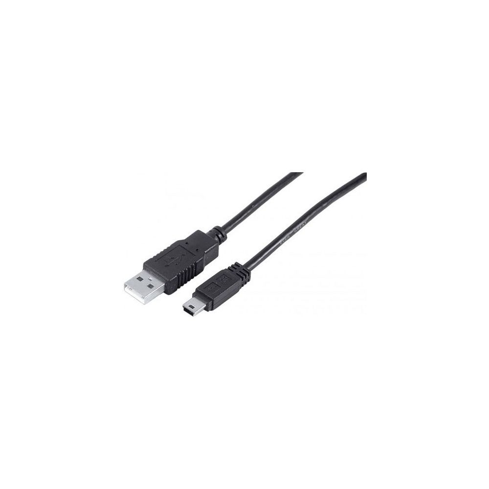 Rue Du Commerce - Cable USB 2.0 Hi-Speed, type A mâle / mini USB type B 5 contacts mâle, 1m50 - Câble USB