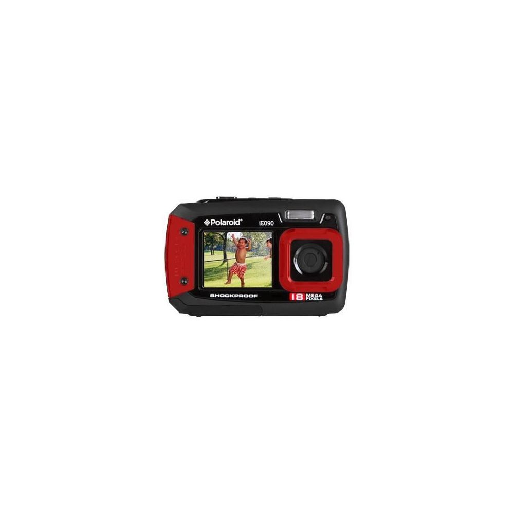 Polaroid - POLAROID IE090 Rouge étanche - CMOS 18 Mpix Appareil photo numérique Compact - Appareil compact