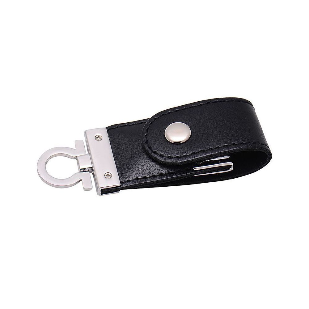 marque generique - 32GO USB 2.0 Clé USB Clef Mémoire Flash Data Stockage Clé USB Cuir PU BK - Clés USB