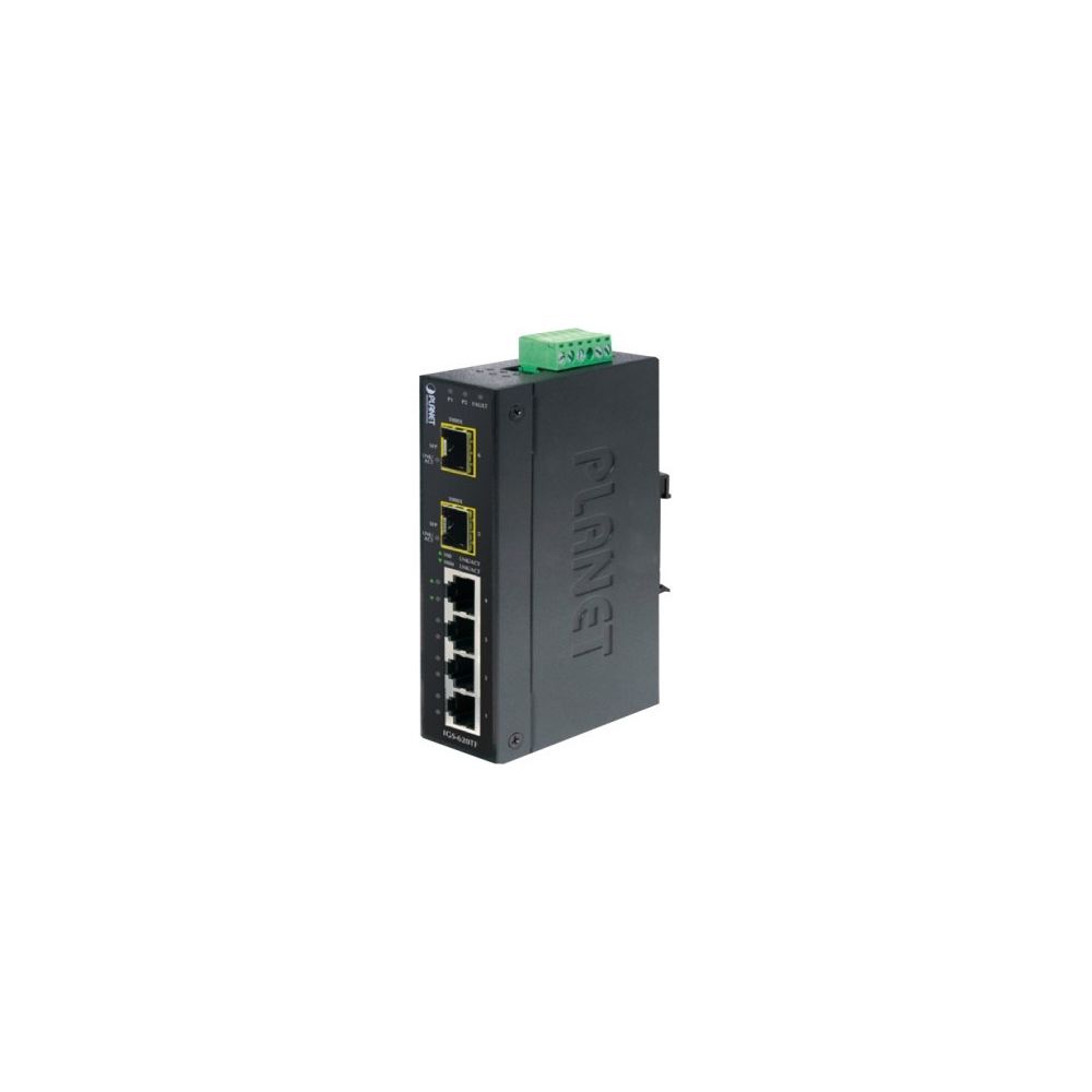 Planet Technology Corp - Planet IGS-620TF sw.indust 4 Gigabit + 2 sfp 100FX/1G - Switch