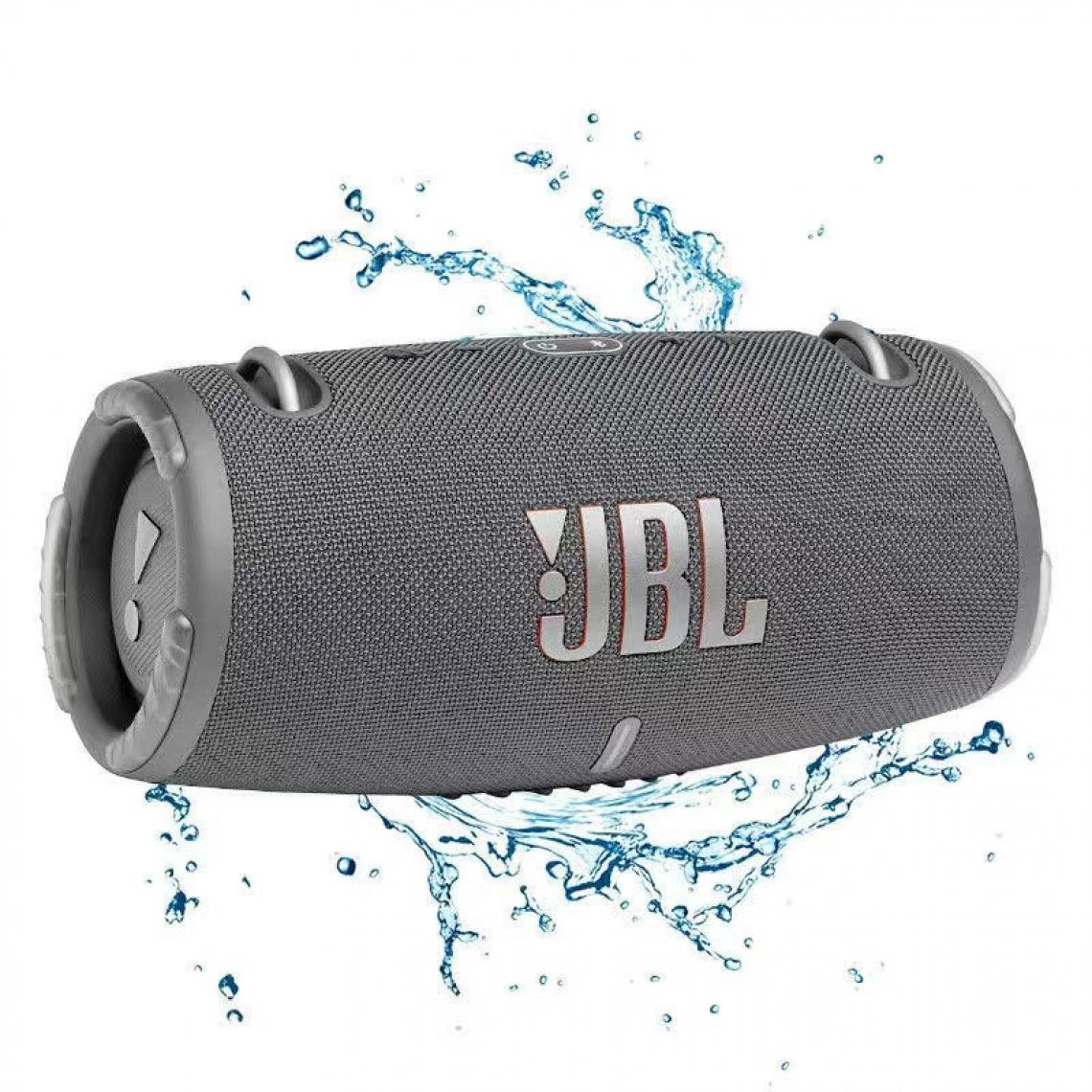 Chrono - JBL Xtreme 3 jukebox en noir - haut-parleur Bluetooth stéréo portable et étanche avec batterie externe intégrée - jusqu'à 15 heures de plaisir musical avec une seule charge de batterie(Gris) - Enceintes Hifi